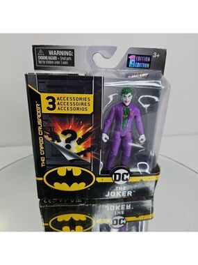 DC Comics Joker The Caped Crusader 4" Action Figure 1st Editions Spin Master